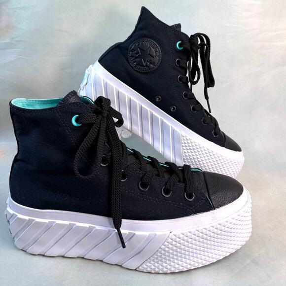 Converse Chuck Taylor Surface Fusion Platform 2X All Star High Top Shoes - Picture 3 of 8